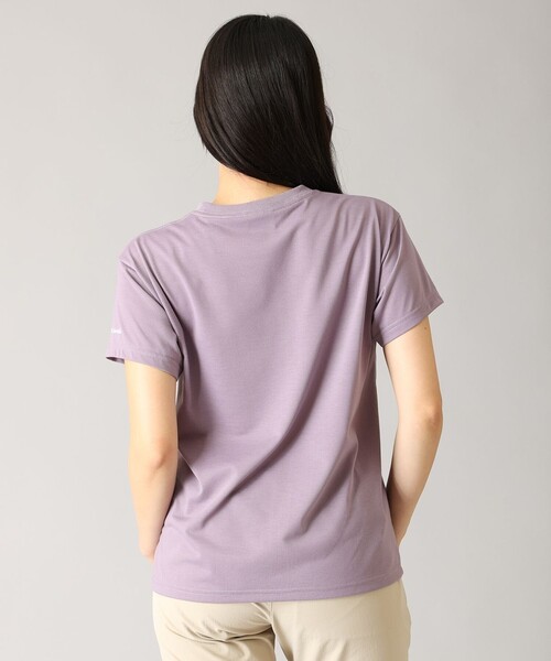 Columbia（コロンビア）の「Columbia/ ウィメンズチェンブリンコーブショートスリーブTシャツ /コロンビア（Tシャツ/カットソー・レディース・ブラウン/ホワイト/ブラック/パープル/ブルー・XL/M/L/S）」の15枚目の写真