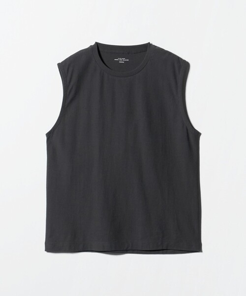 green label relaxing(グリーンレーベルリラクシング)の「アムンゼン ノースリーブ Tシャツ(Tシャツ/カットソー・メンズ・ブラック/ホワイト/ダークグレー・M/XXL/XL/S/L)」の16枚目の写真