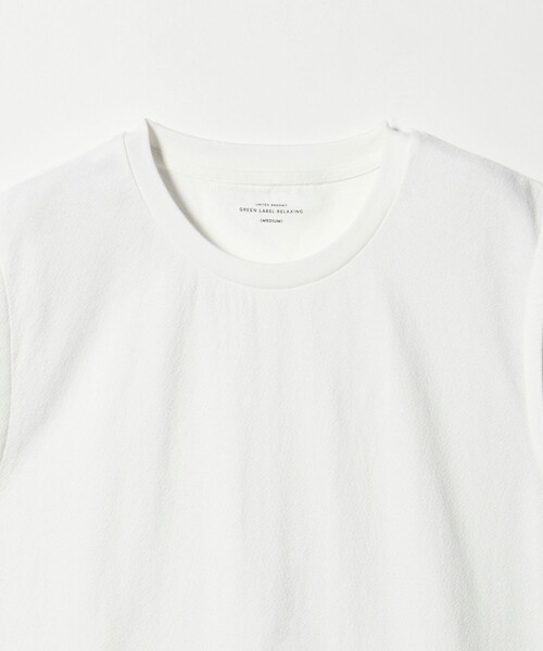 green label relaxing(グリーンレーベルリラクシング)の「アムンゼン ノースリーブ Tシャツ(Tシャツ/カットソー・メンズ・ブラック/ホワイト/ダークグレー・M/XXL/XL/S/L)」の22枚目の写真