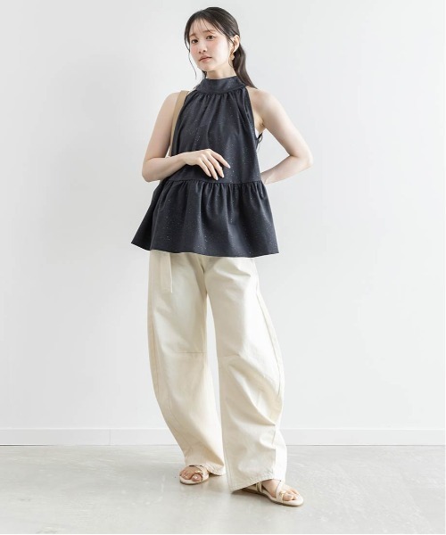 RANDA(ランダ)の「メタルパーツトングサンダル(サンダル・レディース・アイボリー/ブラック/ブラウン・M/S/L/LL)」の9枚目の写真