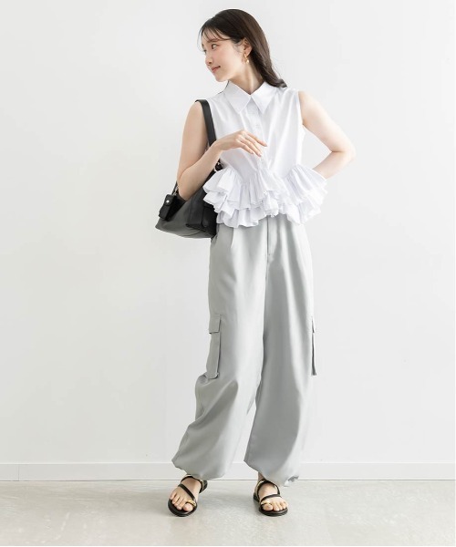 RANDA(ランダ)の「メタルパーツトングサンダル(サンダル・レディース・アイボリー/ブラック/ブラウン・M/S/L/LL)」の15枚目の写真