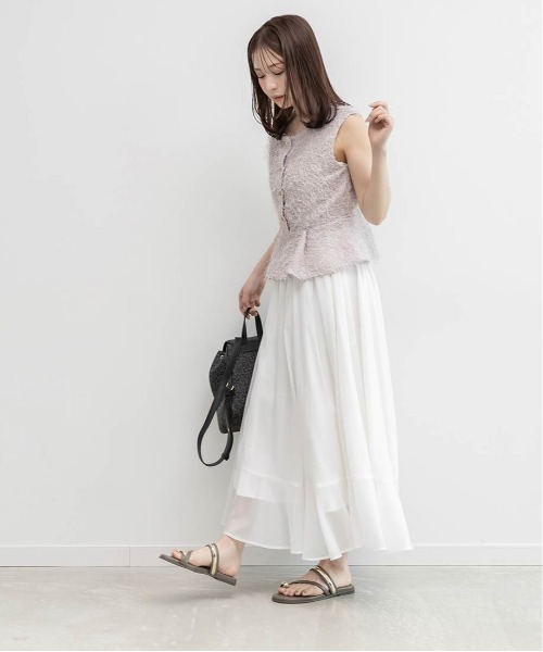RANDA(ランダ)の「メタルパーツトングサンダル(サンダル・レディース・アイボリー/ブラック/ブラウン・M/S/L/LL)」の21枚目の写真