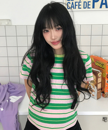 CANDY STRIPE T-SHIRTS_PINK