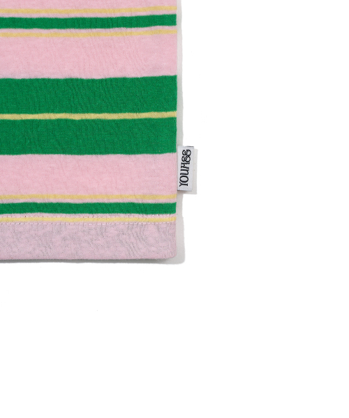 YOUHEE(ユヒ)の「CANDY STRIPE T-SHIRTS_PINK(Tシャツ/カットソー・レディース・その他・FREE)」の5枚目の写真