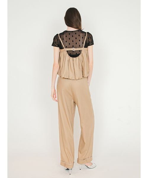 SORIN（ソリン　）の「Linen Blend Straight Pants/リネンブレンド ストレートパンツ（その他パンツ・レディース・サックスブルー/ダークネイビー/ベージュ・36/38）」の18枚目の写真