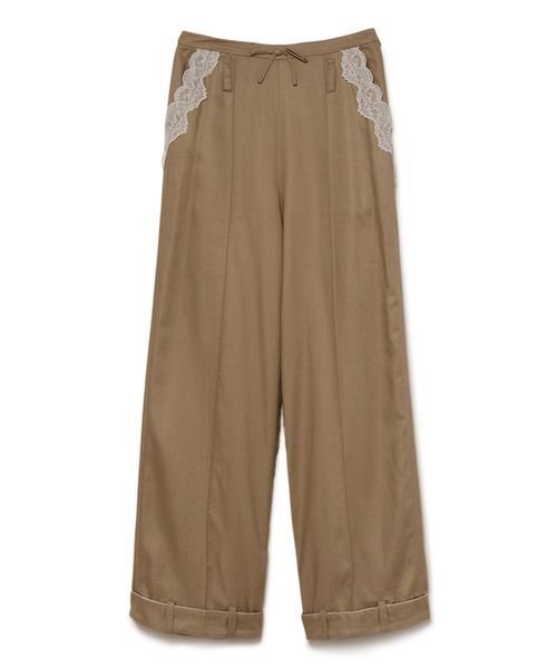 SORIN（ソリン　）の「Linen Blend Straight Pants/リネンブレンド ストレートパンツ（その他パンツ・レディース・サックスブルー/ダークネイビー/ベージュ・36/38）」の22枚目の写真