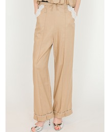 Linen Blend Straight Pants/リネンブレンド ストレートパンツ
