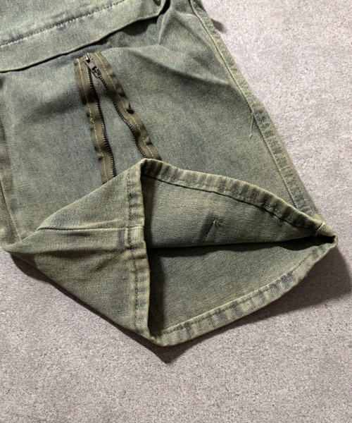 lilful（リルフル）の「【26年春夏新作】ウォッシュ加工 裾ジップアクセント デニムカーゴパンツ（デニムパンツ・レディース・ブルー・M）」の12枚目の写真