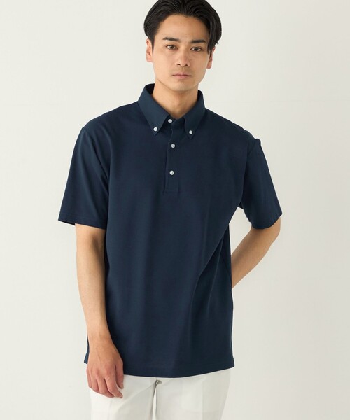 SHIPS Colors(シップス カラーズ)の「SHIPS Colors:〈消臭〉Deo-Papi(R) カノコ ボタンダウン ポロシャツ◇(ポロシャツ・メンズ・ブラック/ライトブルー/ライトグレー/ダークブルー・SMALL/MEDIUM/LARGE/X-LARGE)」の4枚目の写真