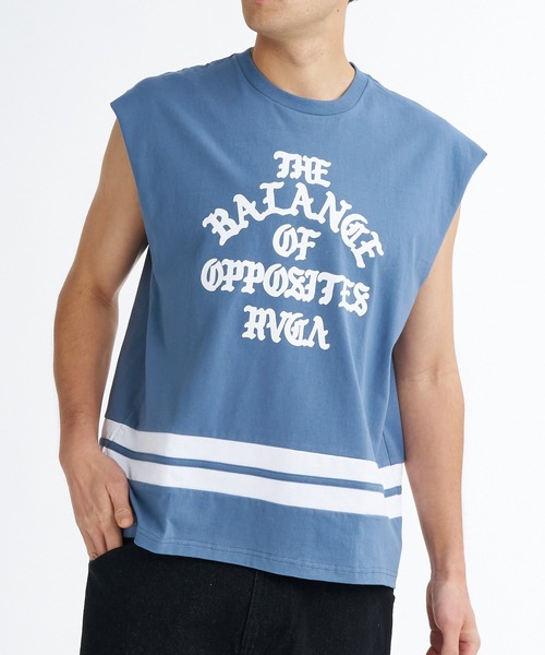 RVCA(ルーカ)の「RVCA メンズ BALANCE GAME TT タンクトップ 【2026年夏モデル】(タンクトップ・メンズ・オフホワイト/ネイビー/ブラック・SMALL/MEDIUM/LARGE/X-LARGE)」の3枚目の写真
