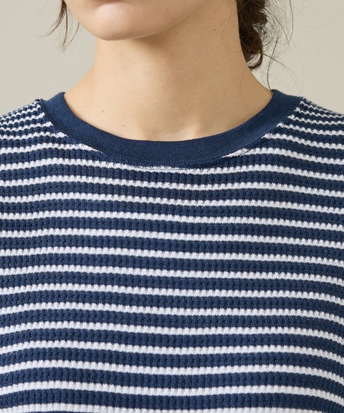 JEMORGAN(ジェーイーモーガン)の「【JEMORGAN/ジェーイーモーガン】ワッフルボーダーベスト/ユニセックス/JF703-22(Tシャツ/カットソー・メンズ・ネイビー/グレー系その他/アイボリー・L/M/XL)」の19枚目の写真