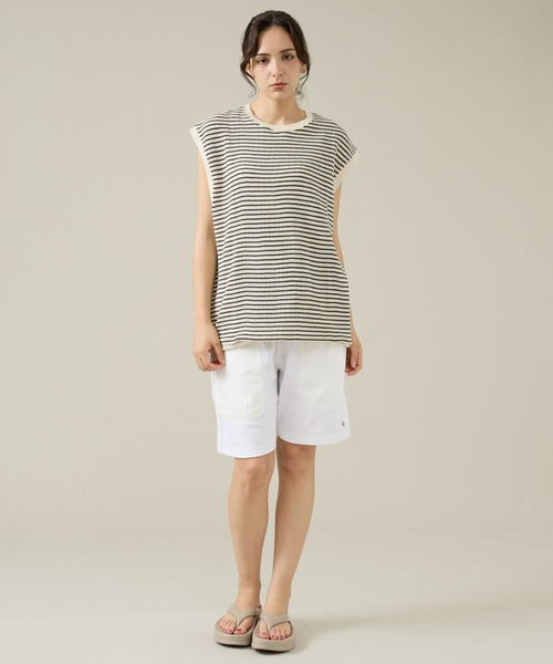 JEMORGAN(ジェーイーモーガン)の「【JEMORGAN/ジェーイーモーガン】ワッフルボーダーベスト/ユニセックス/JF703-22(Tシャツ/カットソー・メンズ・ネイビー/グレー系その他/アイボリー・L/M/XL)」の22枚目の写真