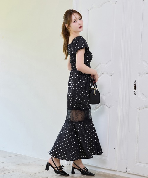 one after another NICE CLAUP(ワンアフターアナザーナイスクラップ)の「【Lace Collection】サイドカットレースワンピース(ワンピース・レディース・ブラック/ブラック系その他/ホワイト系その他/ピンク・FREE)」の19枚目の写真