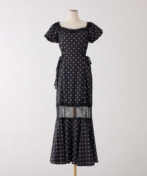 one after another NICE CLAUP(ワンアフターアナザーナイスクラップ)の「【Lace Collection】サイドカットレースワンピース(ワンピース・レディース・ブラック/ブラック系その他/ホワイト系その他/ピンク・FREE)」の10枚目の写真
