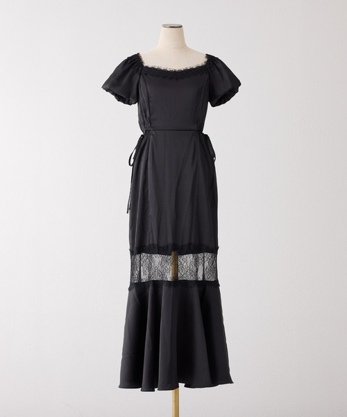 one after another NICE CLAUP(ワンアフターアナザーナイスクラップ)の「【Lace Collection】サイドカットレースワンピース(ワンピース・レディース・ブラック/ブラック系その他/ホワイト系その他/ピンク・FREE)」の9枚目の写真