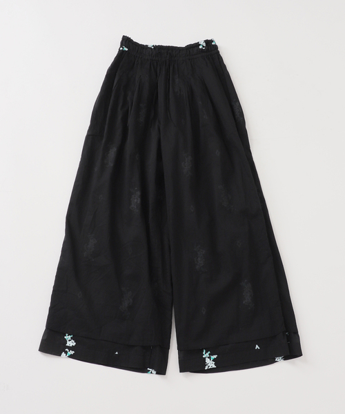 Spick & Span（スピックアンドスパン）の「《セットアップ可》カットワークエンブロイダリー2タックパンツ（その他パンツ・レディース・ホワイト系その他/ブラック・36/38）」の22枚目の写真