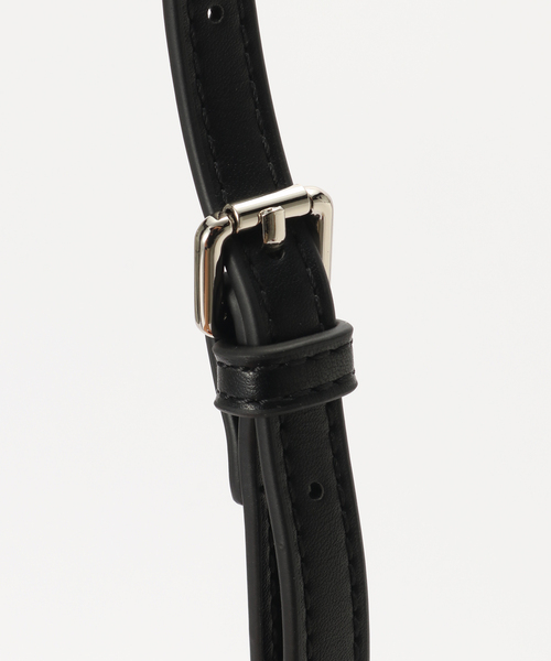 SLOBE IENA（スローブイエナ）の「LE VERNIS /ル・ベルニ バケットバッグS 254-210 509（ショルダーバッグ・レディース・グレー/ブラック・FREE）」の9枚目の写真
