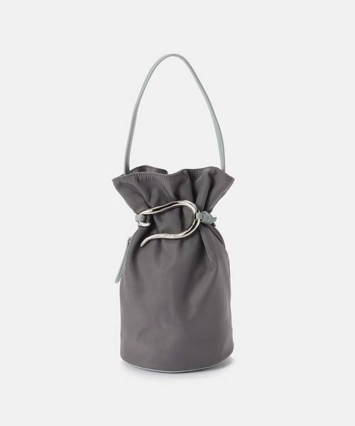 SLOBE IENA（スローブイエナ）の「LE VERNIS /ル・ベルニ バケットバッグS 254-210 509（ショルダーバッグ・レディース・グレー/ブラック・FREE）」の6枚目の写真