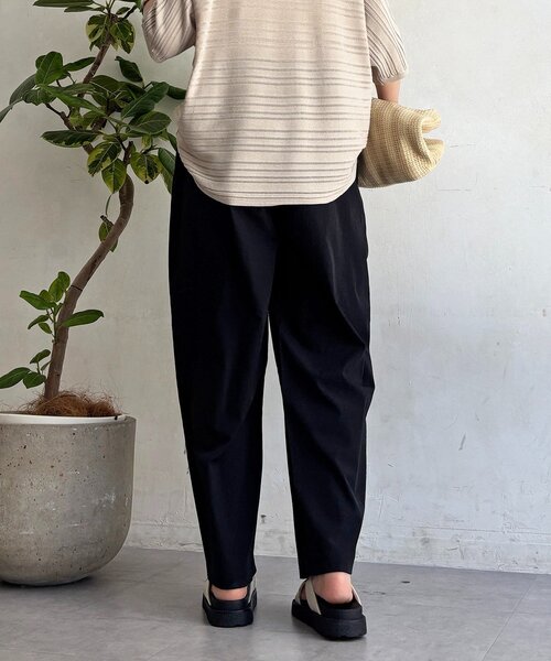 un dix cors(アンディコール)の「ストレッチコクーンパンツ(その他パンツ・レディース・ブラック/ベージュ/グレイッシュベージュ・FREE)」の11枚目の写真