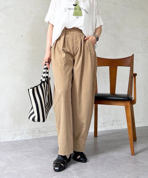 un dix cors(アンディコール)の「ストレッチコクーンパンツ(その他パンツ・レディース・ブラック/ベージュ/グレイッシュベージュ・FREE)」の15枚目の写真