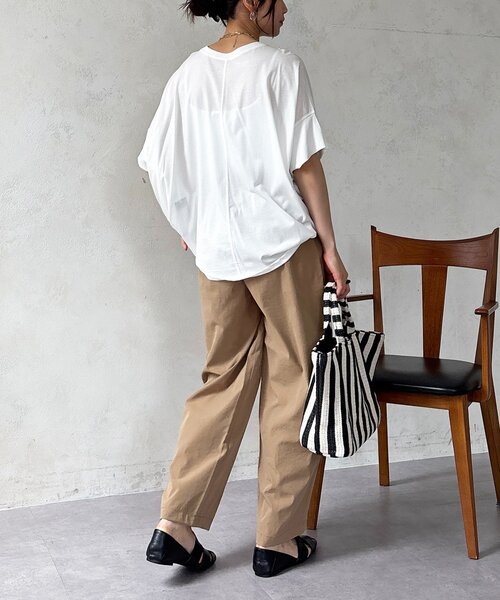 un dix cors(アンディコール)の「ストレッチコクーンパンツ(その他パンツ・レディース・ブラック/ベージュ/グレイッシュベージュ・FREE)」の17枚目の写真