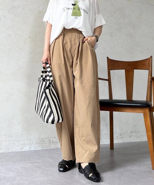 un dix cors(アンディコール)の「ストレッチコクーンパンツ(その他パンツ・レディース・ブラック/ベージュ/グレイッシュベージュ・FREE)」の18枚目の写真