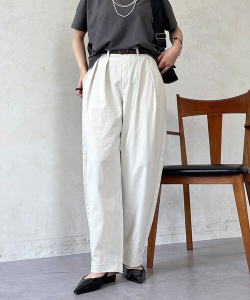 un dix cors(アンディコール)の「ストレッチコクーンパンツ(その他パンツ・レディース・ブラック/ベージュ/グレイッシュベージュ・FREE)」の21枚目の写真