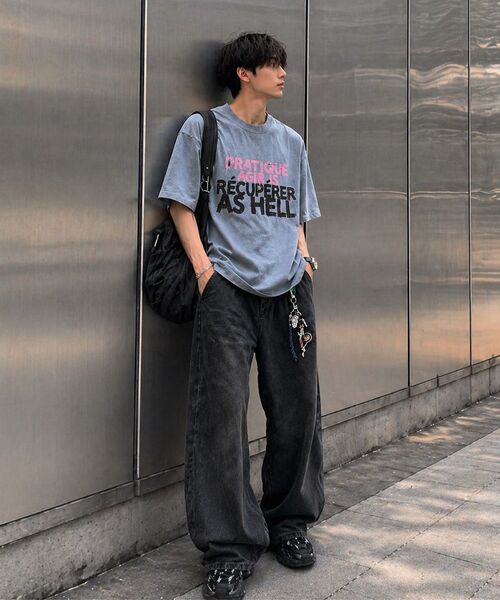 LENGAGEMENT(ランガージュマン)の「Hell Raising Salt Wash Crop Short Sleeve T-Shirt (Mocha)(Tシャツ/カットソー・レディース・モカ・1/2)」の12枚目の写真