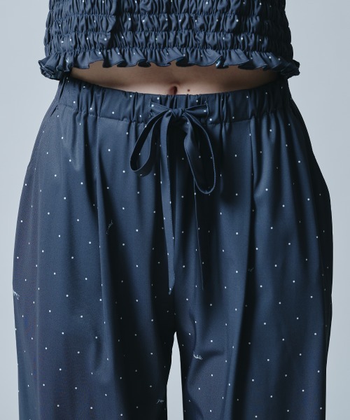 DOUBLE STANDARD CLOTHING(ダブルスタンダードクロージング)の「ウェーブロンドットワイドパンツ(その他パンツ・レディース・ブラウン/ネイビー・36/38)」の7枚目の写真