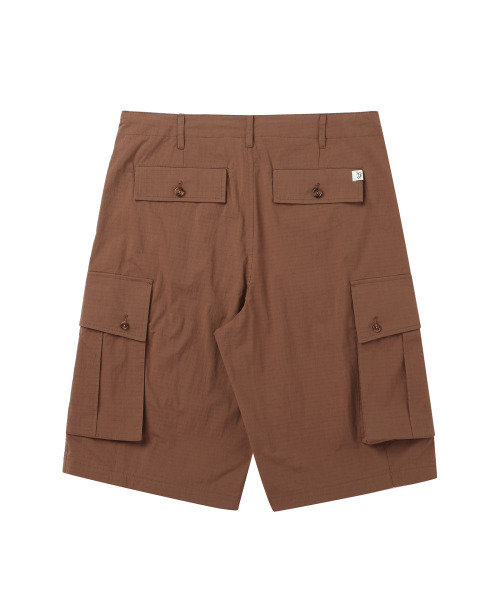 SOLEW（ソル）の「リップストップバミューダカーゴパンツ_ブラウン（その他パンツ・メンズ・その他・SMALL/MEDIUM/LARGE/X-LARGE）」の2枚目の写真