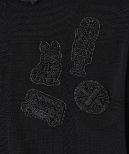 BLACK LABEL CRESTBRIDGE(ブラックレーベル・クレストブリッジ)の「【10th ANNIVERSARY】シャドーチェックプレミアムポロシャツ(ポロシャツ・メンズ・ブラック・M/XL/L)」の7枚目の写真
