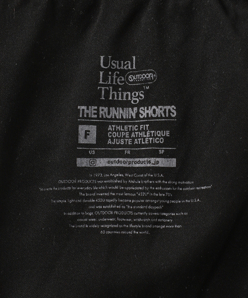 OUTDOOR PRODUCTS(アウトドアプロダクツ)の「ULT SPORTS RUNNIN' SHORTS(その他パンツ・レディース・ベージュ/チャコールグレー・FREE)」の18枚目の写真