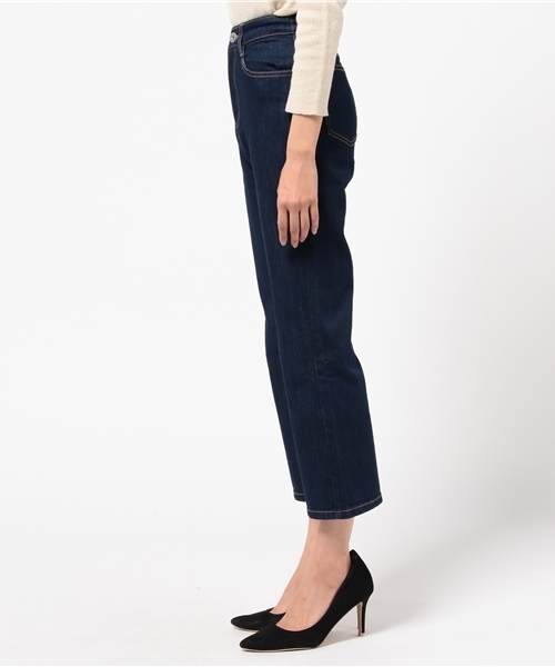 MURUA（ムルーア）の「デニムアンクルベルボトム（デニムパンツ・レディース・インディゴブルー/スカイブルー・2/M/1/S/0/XS）」の4枚目の写真