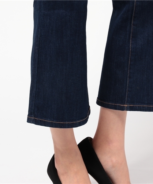 MURUA（ムルーア）の「デニムアンクルベルボトム（デニムパンツ・レディース・インディゴブルー/スカイブルー・2/M/1/S/0/XS）」の11枚目の写真