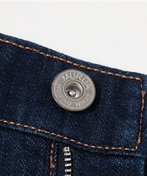 MURUA（ムルーア）の「デニムアンクルベルボトム（デニムパンツ・レディース・インディゴブルー/スカイブルー・2/M/1/S/0/XS）」の14枚目の写真