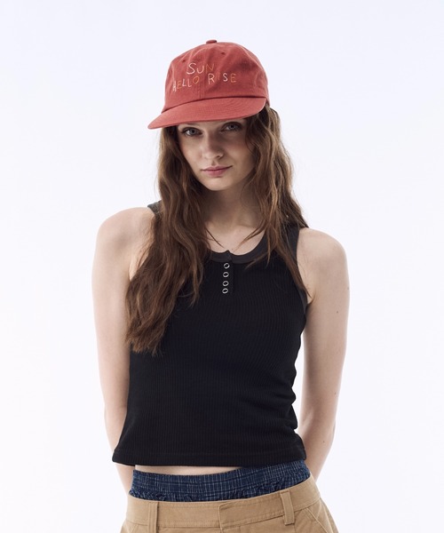 BENUA（ベヌア）の「Waffle henry tank top - ワッフルヘンリータンクトップ -（タンクトップ・レディース・カモフラージュ/ブラック・FREE）」の21枚目の写真