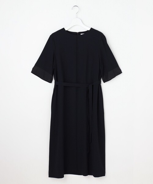 J.PRESS(ジェイプレス)の「【セットアップ対応・人気素材】Light ジョーゼット ワンピース(ワンピース・レディース・ネイビー系/ダークブラウン系・9/11)」の12枚目の写真