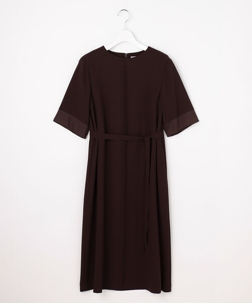 J.PRESS(ジェイプレス)の「【セットアップ対応・人気素材】Light ジョーゼット ワンピース(ワンピース・レディース・ネイビー系/ダークブラウン系・9/11)」の13枚目の写真