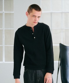 compact thermal henry neck T-shirt / コンパクトサーマルヘンリー