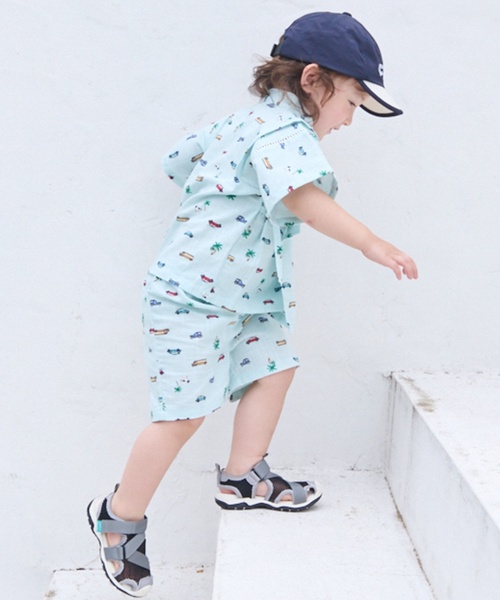 petit main(プティマイン)の「【WEB別注】BOYSアソート甚平(浴衣・キッズ・サックスブルー/ネイビー・80cm/110cm/120cm/100cm/130cm/90cm)」の9枚目の写真