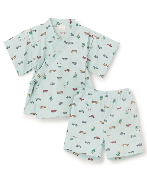 petit main(プティマイン)の「【WEB別注】BOYSアソート甚平(浴衣・キッズ・サックスブルー/ネイビー・80cm/110cm/120cm/100cm/130cm/90cm)」の14枚目の写真