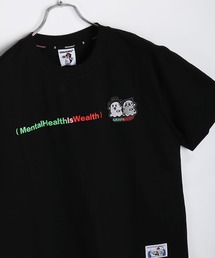 GRAF&WU グラフアンドウー オバケワッペン ワンポイント刺繍 オーバーサイズ ゴースト キャラクターT 半袖 メンタルヘルス