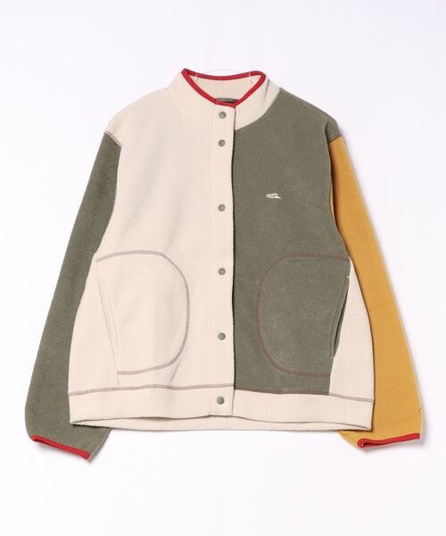 KRIFF MAYER Lady's Collection(クリフメイヤーレディースコレクション)の「ブークレカーデ(カーディガン/ボレロ・レディース・オリーブ/カラフル/ブラック/サンドベージュ・LARGE/MEDIUM)」の4枚目の写真