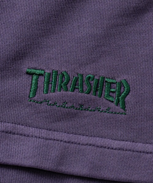 THRASHER(スラッシャー)の「【3】〔THRASHER/スラッシャー〕ピグメントダイ ヘビーウェイトスウェットショーツ(スウェットパンツ・メンズ・ライトグリーン/オフホワイト/チャコールグレー/ブラック/パープル・LARGE/MEDIUM/X-LARGE)」の8枚目の写真