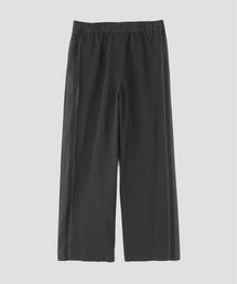 YLEVE / DOBBY STRIPE CHAMBRAY EASY TROUSERS