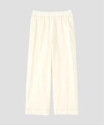 YLEVE / DOBBY STRIPE CHAMBRAY EASY TROUSERS