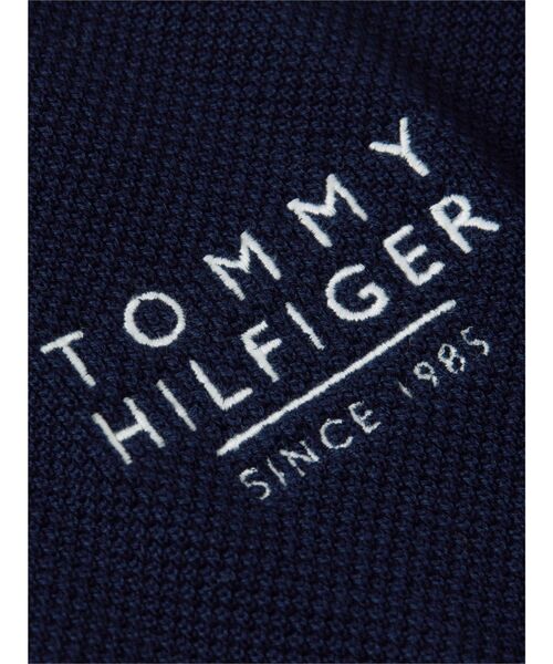 TOMMY HILFIGER（トミーヒルフィガー）の「半袖コットンポロシャツ（ポロシャツ・メンズ・ホワイト/ネイビー・SMALL/X-LARGE/LARGE/MEDIUM）」の12枚目の写真