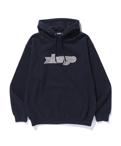 XLARGE(エクストララージ)の「PSYCHEDELIC HOODED SWEATSHIRT(パーカー・メンズ・グレー/ブラック/グリーン・L/M/S/XL)」の1枚目の写真