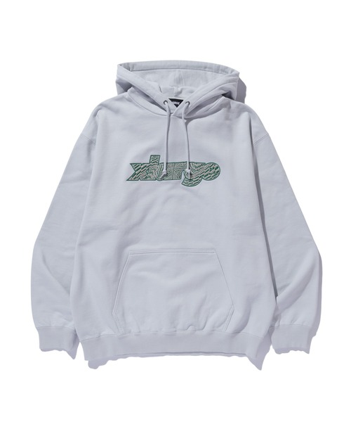 XLARGE(エクストララージ)の「PSYCHEDELIC HOODED SWEATSHIRT(パーカー・メンズ・グレー/ブラック/グリーン・L/M/S/XL)」の6枚目の写真