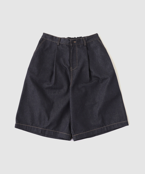 WISM(ウィズム)の「Estudio Niksen / エストゥディオ・ニクセン Pintuck Wide Shorts(その他パンツ・メンズ・ネイビー・2/1)」の8枚目の写真